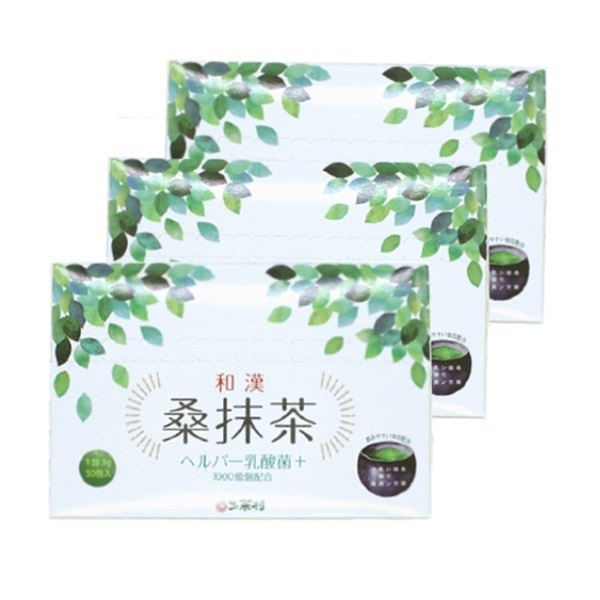 桑抹茶ﾍﾙﾊﾟｰ乳酸菌ﾌﾟﾗｽ　30包　3箱（定期）