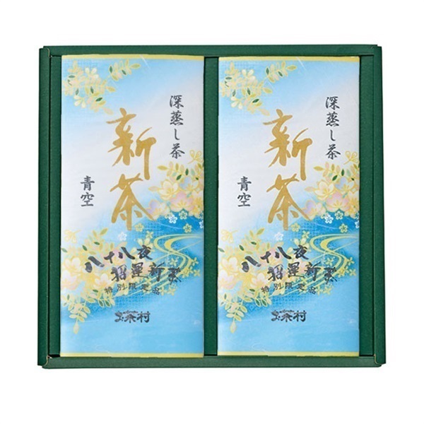 【新茶】深蒸し新茶 青空 平袋100g 2本入　※5月7日より順次発送致します