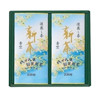 【新茶】深蒸し新茶 青空 平袋100g 2本入　※5月7日より順次発送致します