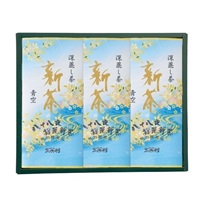 【新茶】深蒸し新茶 青空 平袋100g 3本入　※5月7日より順次発送致します