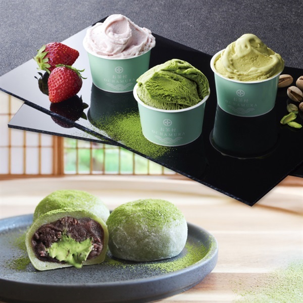 【冷凍】抹茶クリーム大福とジェラートセット