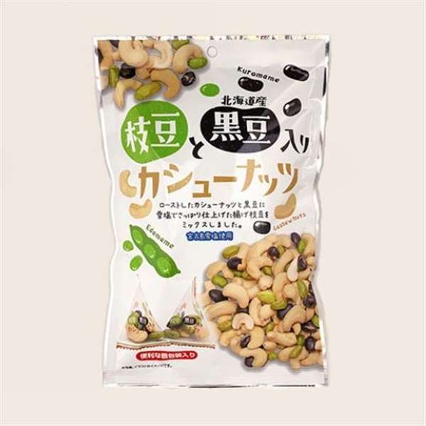 枝豆と黒豆入りカシューナッツ　50ｇ